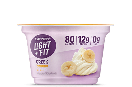 Light + Fit Banana Cream Nonfat Greek Yogurt