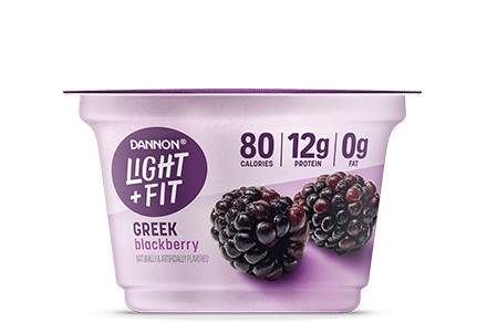 Light + Fit Blackberry Nonfat Greek Yogurt