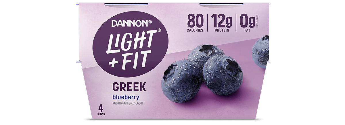 Light + Fit Blueberry Nonfat Greek Yogurt