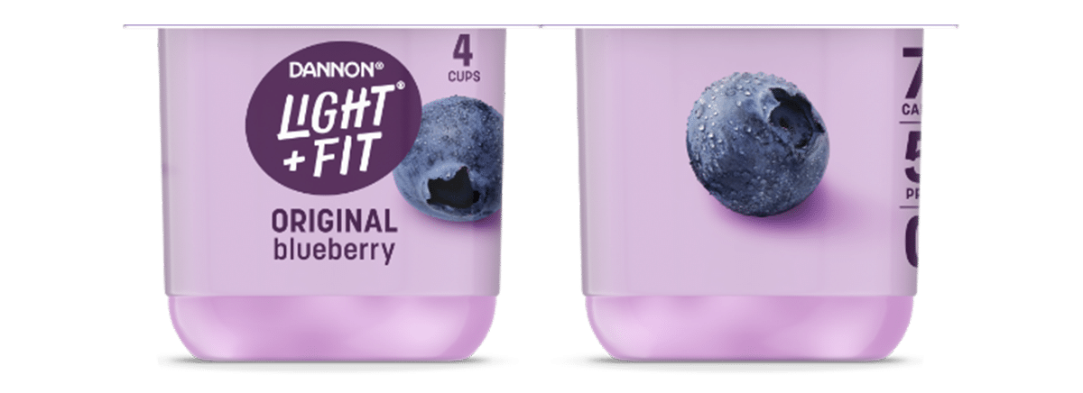 Danone Yogurt, Lowfat, Blueberry 5.3 Oz