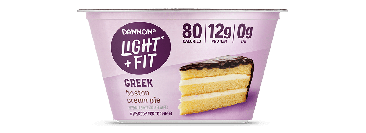 Light + Fit Boston Cream Pie Nonfat Greek Yogurt