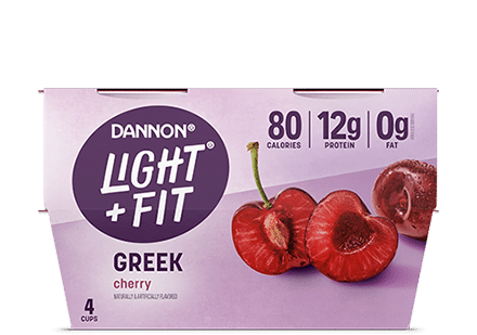 Light + Fit Cherry Nonfat Greek Yogurt