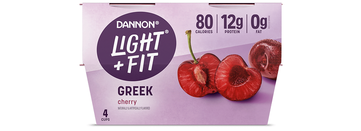 Light + Fit Cherry Nonfat Greek Yogurt