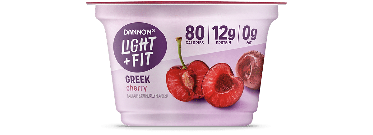 Light + Fit Cherry Nonfat Greek Yogurt