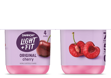Light + Fit Cherry Nonfat Yogurt
