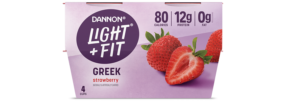 Light + Fit Strawberry Nonfat Greek Yogurt