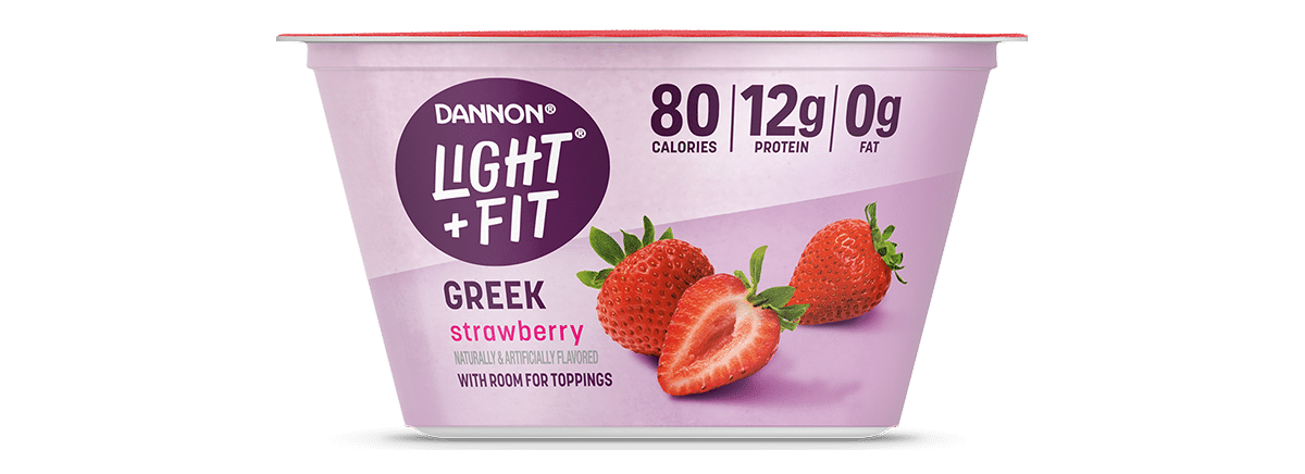 Light + Fit Strawberry Nonfat Greek Yogurt