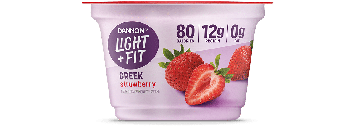 Strawberry Nonfat Greek Yogurt Light Fit