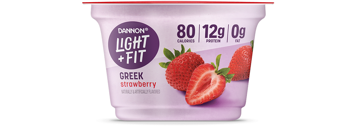 Light + Fit Strawberry Nonfat Greek Yogurt