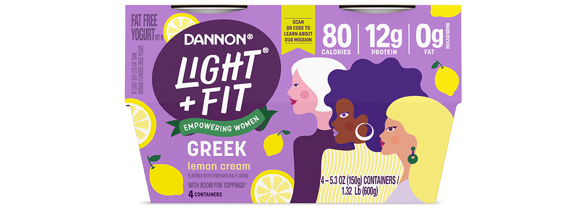 Light + Fit Lemon Cream Nonfat Greek Yogurt