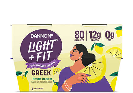 Light + Fit Lemon Cream Nonfat Greek Yogurt