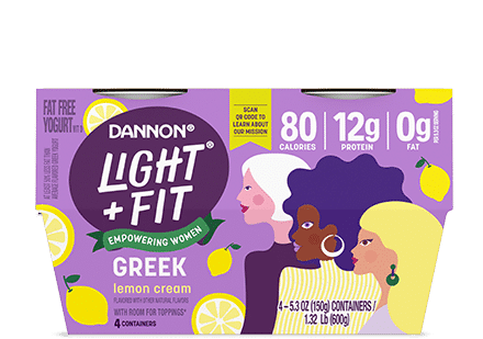 Light + Fit Lemon Cream Nonfat Greek Yogurt