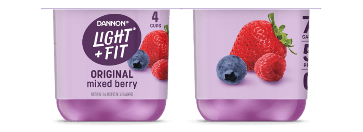 Light + Fit Mixed Berry Nonfat Yogurt