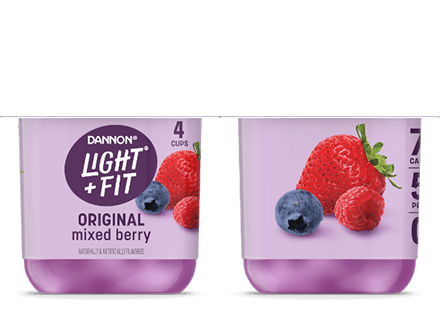 Light + Fit Mixed Berry Nonfat Yogurt