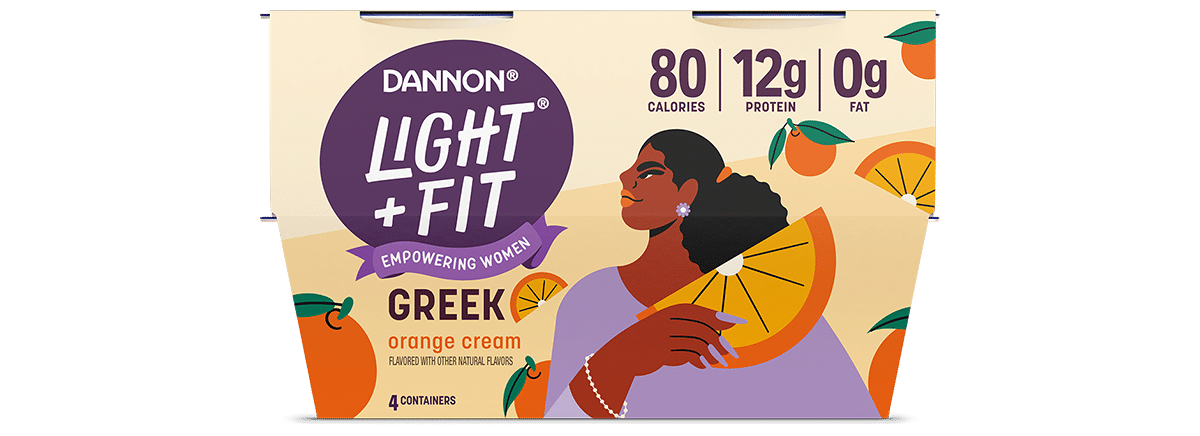 Light + Fit Orange Cream Nonfat Greek Yogurt
