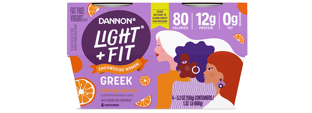 Light + Fit Orange Cream Nonfat Greek Yogurt