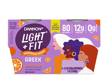 Light + Fit Orange Cream Nonfat Greek Yogurt