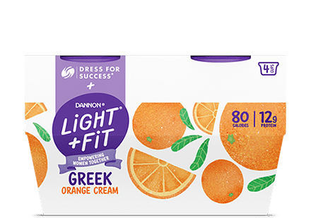 Light + Fit Orange Cream Nonfat Greek Yogurt