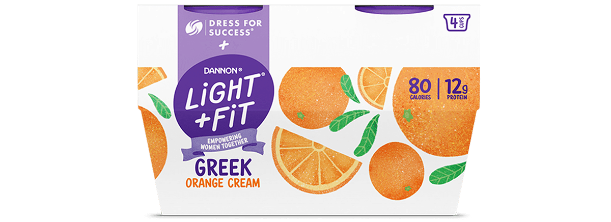Light + Fit Orange Cream Nonfat Greek Yogurt