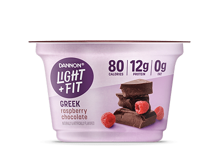 Light + Fit Raspberry Chocolate Nonfat Greek Yogurt