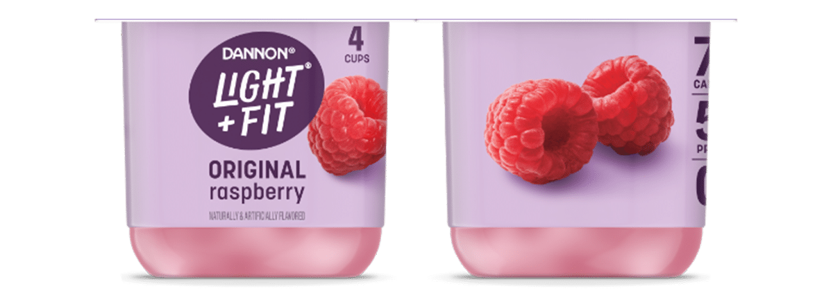 Light + Fit Raspberry Nonfat Yogurt