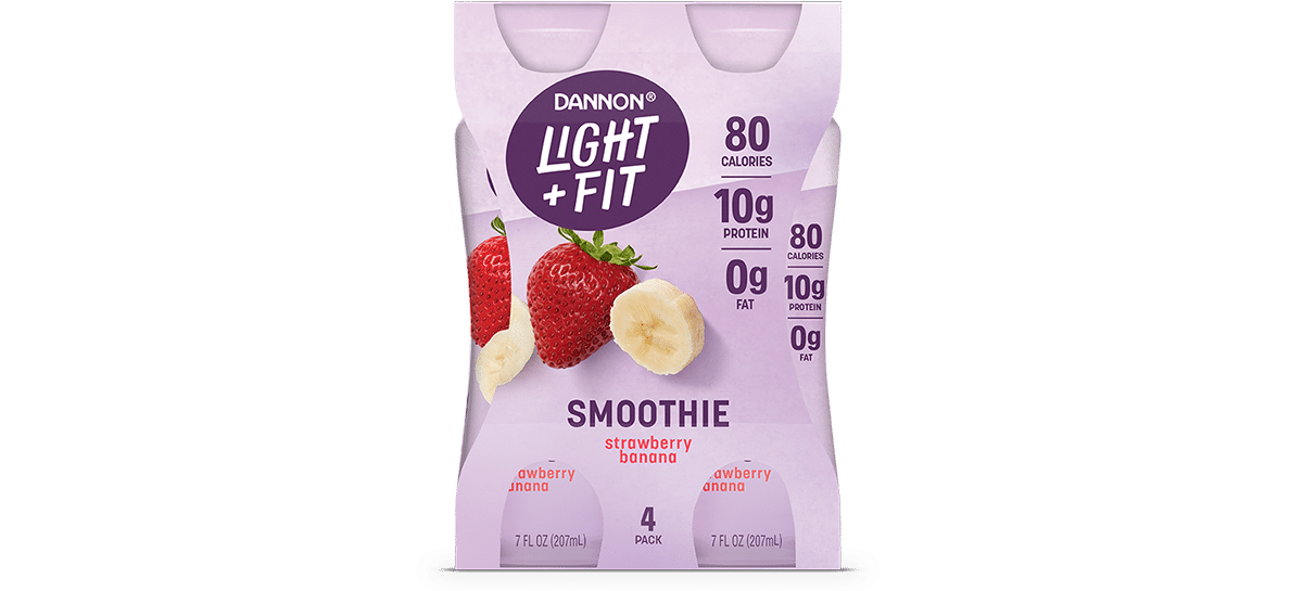 Light + Fit Strawberry Banana Smoothie