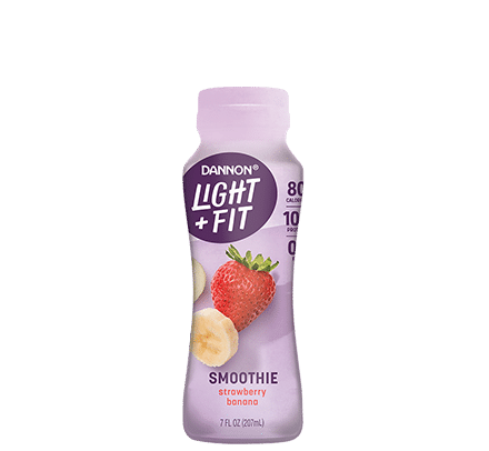 Light + Fit Strawberry Banana Smoothie