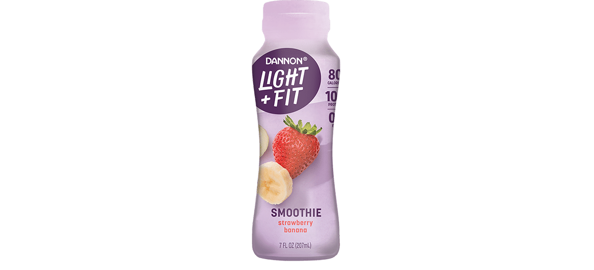 Light + Fit Strawberry Banana Smoothie
