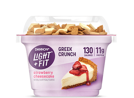 Light + Fit Strawberry Cheesecake Greek Crunch