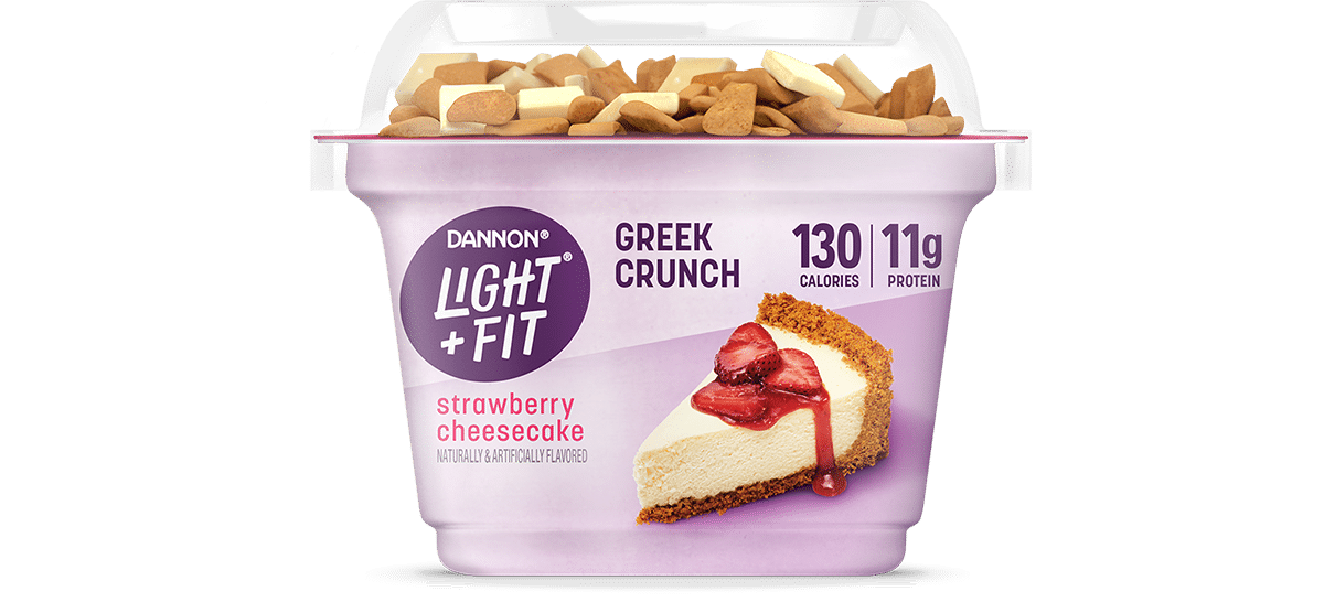 Light + Fit Strawberry Cheesecake Greek Crunch