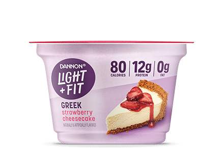 Light + Fit Strawberry Cheesecake Nonfat Greek Yogurt