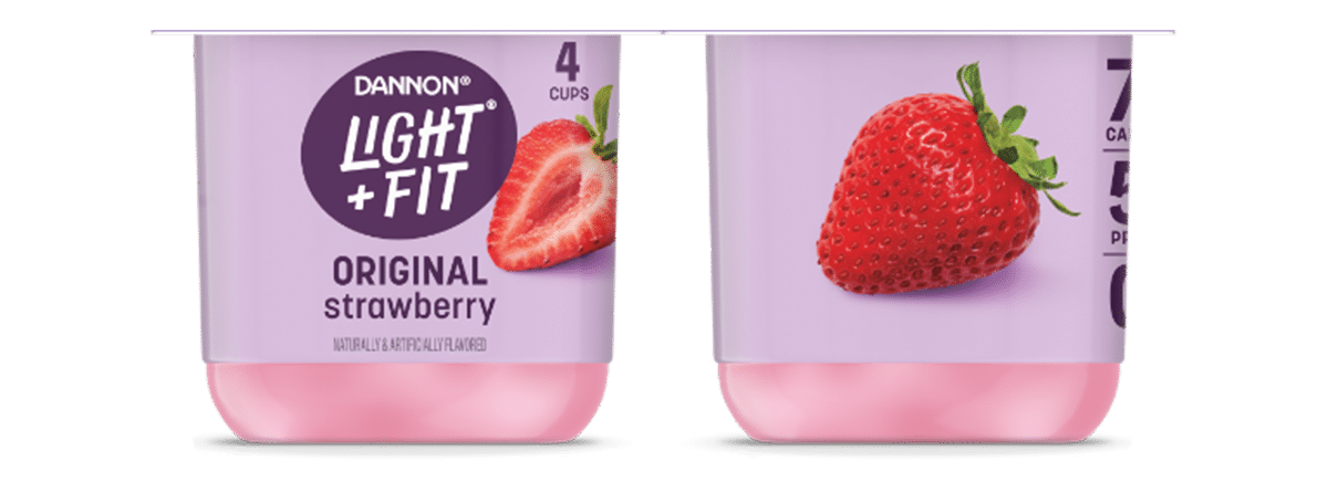 Light Multipack, Strawberry Yogurt Flavor