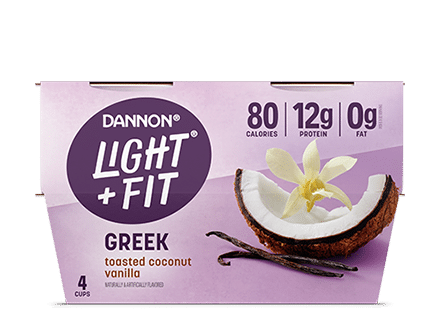 Light + Fit Toasted Coconut Vanilla Nonfat Greek Yogurt