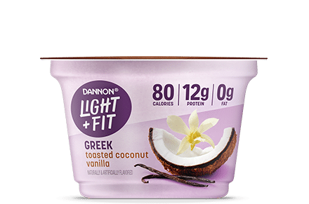 Light + Fit Toasted Coconut Vanilla Nonfat Greek Yogurt