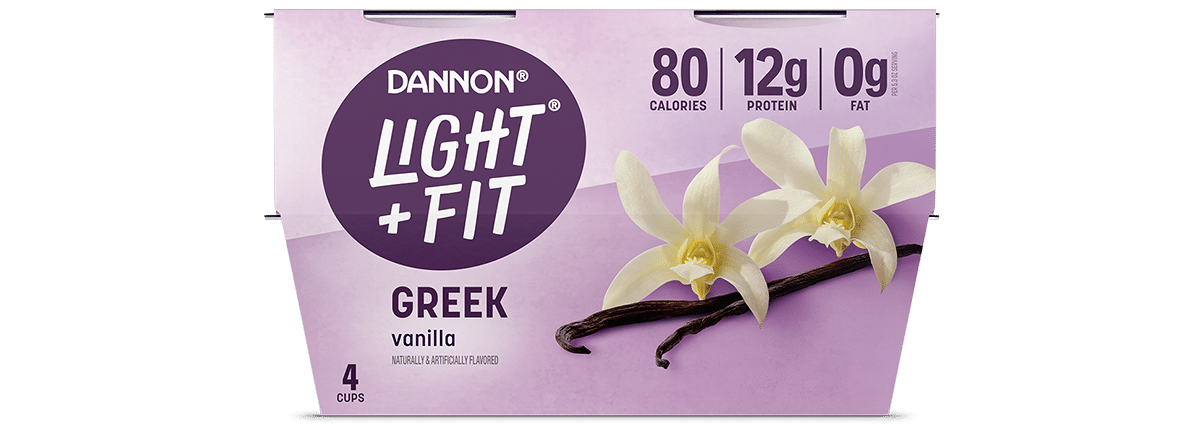 Light + Fit Vanilla Nonfat Greek Yogurt