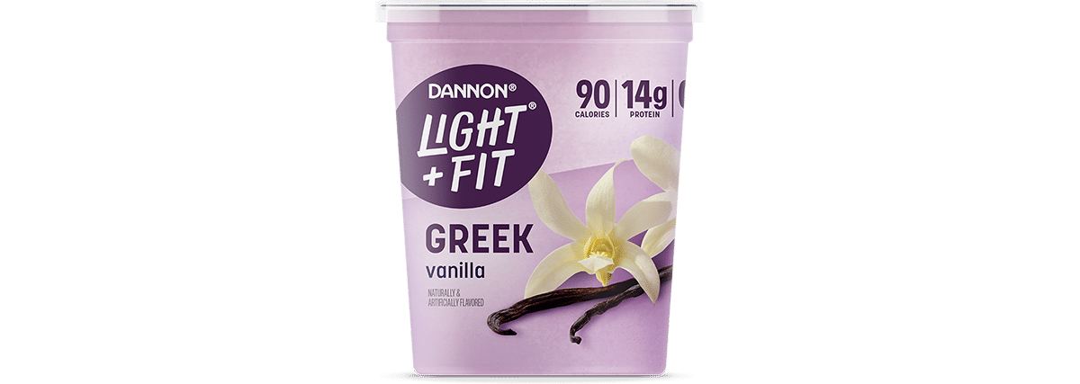 Light + Fit Vanilla Nonfat Greek Yogurt