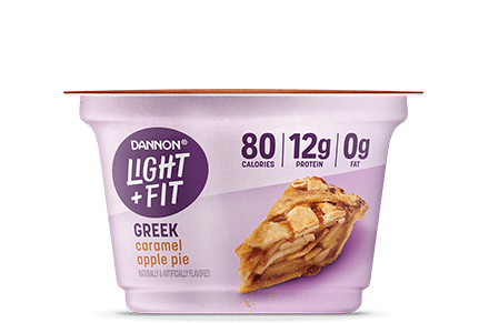 Light + Fit Caramel Apple Pie Nonfat Greek Yogurt