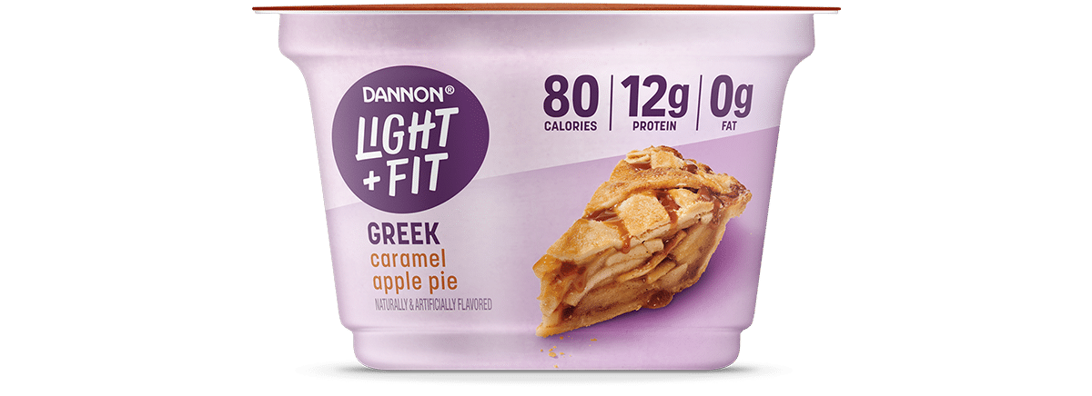 Light + Fit Caramel Apple Pie Nonfat Greek Yogurt