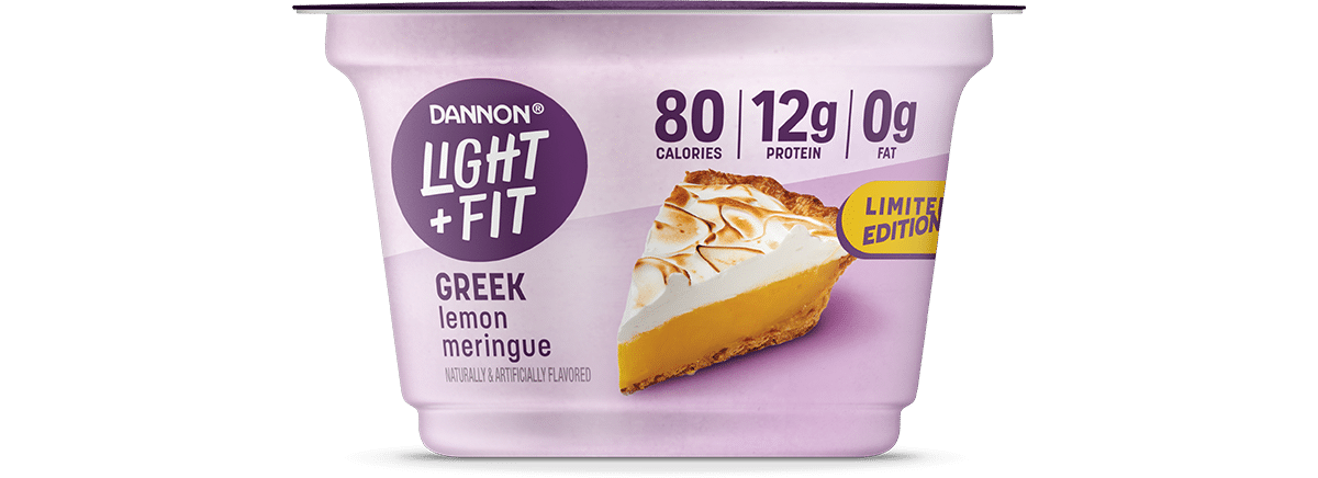 Light + Fit Lemon Meringue Nonfat Greek Yogurt