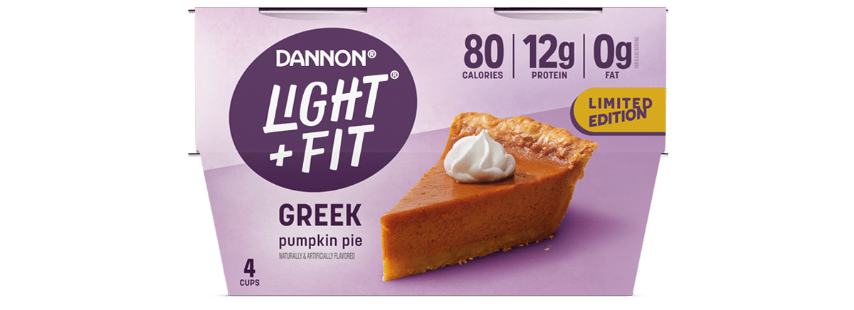 Light + Fit Pumpkin Pie Greek Yogurt