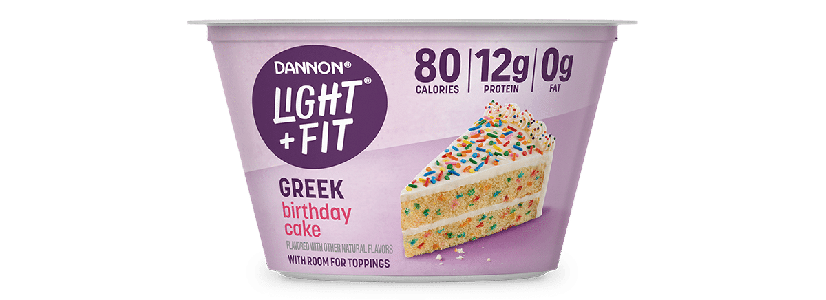 Light + Fit Birthday Cake Nonfat Greek Yogurt 5.3oz