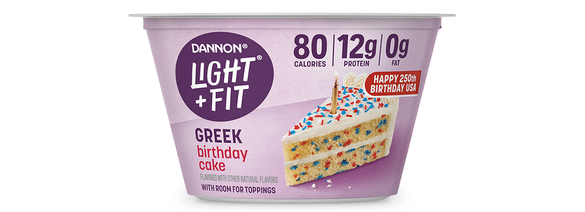Light + Fit Birthday Cake Nonfat Greek Yogurt 5.3oz