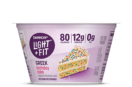 Light + Fit Birthday Cake Nonfat Greek Yogurt 5.3oz