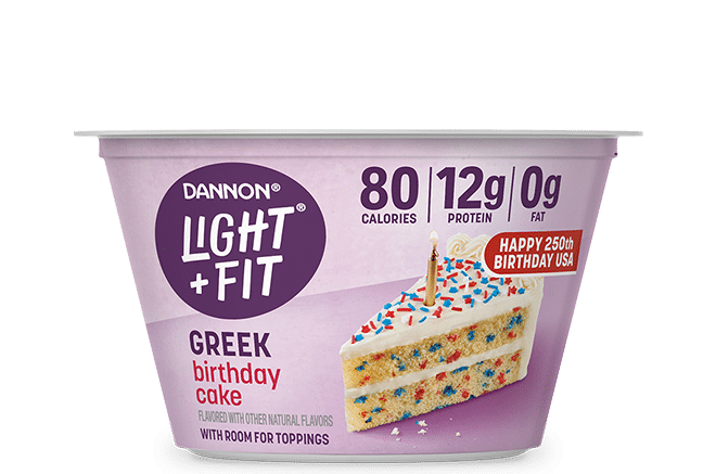 Light + Fit Birthday Cake Nonfat Greek Yogurt 5.3oz