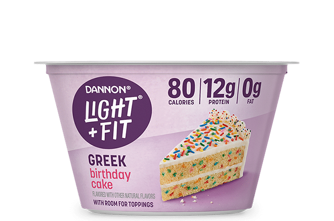 Light + Fit Birthday Cake Nonfat Greek Yogurt 5.3oz